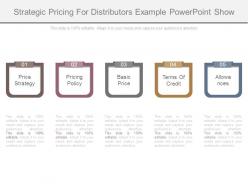 Strategic pricing for distributors example powerpoint show