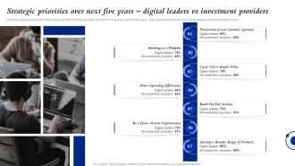 Strategic Priorities Over Next Five Years Digital Leaders Vs Investment Providers