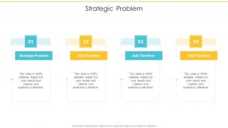 Strategic Problem In Powerpoint And Google Slides Cpb
