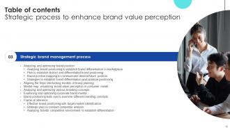 Strategic Process To Enhance Brand Value Perception Complete Deck Editable Downloadable