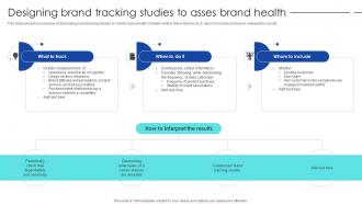 Strategic Process To Enhance Designing Brand Tracking Studies To Asses Brand Health
