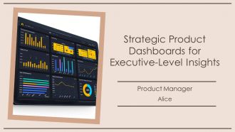 Strategic Product Dashboards For Executive Level Insights PPT Slides AT