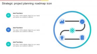 Strategic Project Planning Roadmap Icon