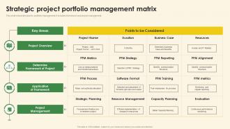 Strategic Project Portfolio Management Matrix