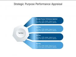 Strategic purpose performance appraisal ppt powerpoint presentation portfolio deck cpb