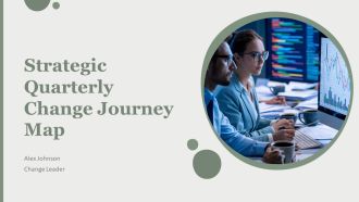 Strategic Quarterly Change Journey Map PPT Summary AT