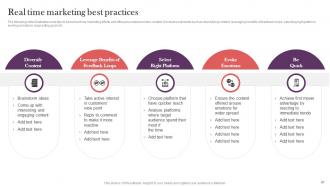 Strategic Real Time Marketing Guide Powerpoint Presentation Slides MKT CD V Analytical Impactful