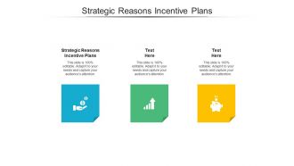 Strategic reasons incentive plans ppt powerpoint presentation gallery graphic images cpb