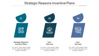 Strategic reasons incentive plans ppt powerpoint presentation summary example cpb