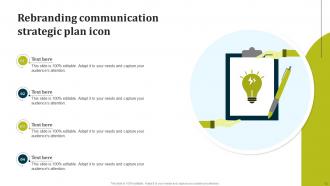 Strategic Rebranding Communication Plan Powerpoint Ppt Template Bundles