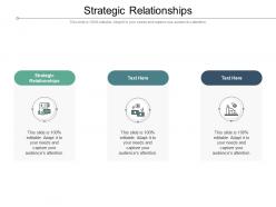 Strategic relationships ppt powerpoint presentation outline shapes cpb