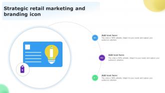 Strategic Retail Marketing And Branding Icon