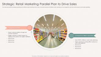 Strategic Retail Marketing Parallel Plan To Drive Sales