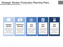 Strategic review production planning plant maintenance financial accounting