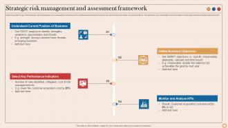 Strategic Risk Management And Assessment Framework