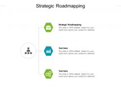 Strategic roadmapping ppt powerpoint presentation infographics slideshow cpb