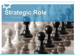 Strategic Role Organization Goals Framework Planning Marketing Environment