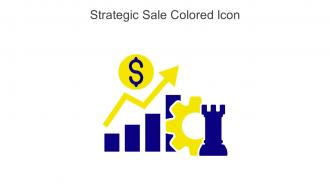 Strategic Sale Colored Icon In Powerpoint Pptx Png And Editable Eps Format