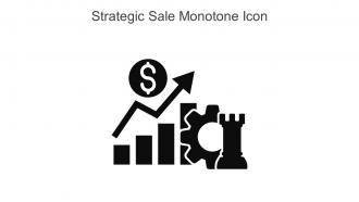 Strategic Sale Monotone Icon In Powerpoint Pptx Png And Editable Eps Format