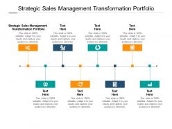Strategic sales management transformation portfolio ppt powerpoint design cpb