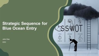 Strategic Sequence For Blue Ocean Entry PPT Slides AT