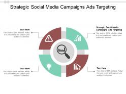 Strategic social media campaigns ads targeting ppt powerpoint presentation slides ideas cpb