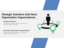 Strategic solutions add value organization organizational direction sponsors champions