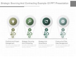 Strategic Sourcing And Contracting Example Of Ppt Presentation