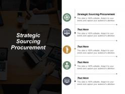 Strategic sourcing procurement ppt powerpoint presentation portfolio design templates cpb