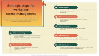 Strategic Steps For Workplace Stress Management