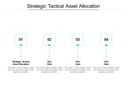 Strategic tactical asset allocation ppt powerpoint presentation summary outline cpb
