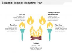 Strategic tactical marketing plan ppt powerpoint presentation gallery skills cpb