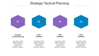 Strategic Tactical Planning Ppt Powerpoint Presentation Sample Cpb