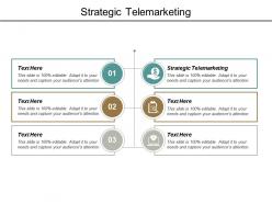 Strategic telemarketing ppt powerpoint presentation model graphics download cpb