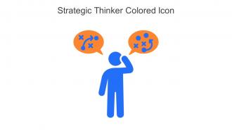 Strategic Thinker Colored Icon In Powerpoint Pptx Png And Editable Eps Format