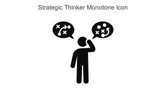 Strategic Thinker Monotone Icon In Powerpoint Pptx Png And Editable Eps Format