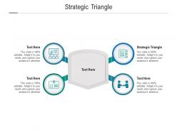 Strategic triangle ppt powerpoint presentation pictures show cpb