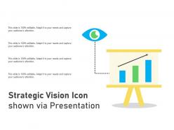 Strategic vision icon shown via presentation