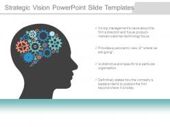 Strategic vision powerpoint slide templates
