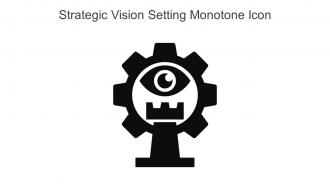 Strategic Vision Setting Monotone Icon In Powerpoint Pptx Png And Editable Eps Format