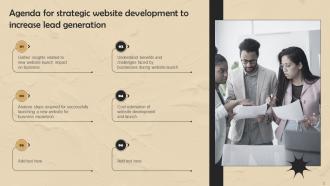 Strategic Website Development To Increase Lead Generation Powerpoint Presentation Slides Visual Captivating