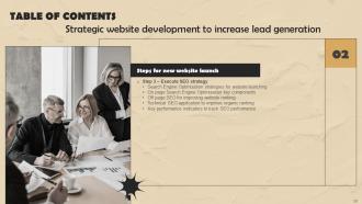 Strategic Website Development To Increase Lead Generation Powerpoint Presentation Slides Best Aesthatic