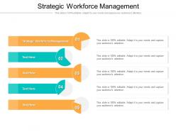 Strategic workforce management ppt powerpoint presentation pictures inspiration cpb