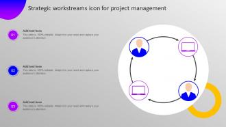 Strategic Workstreams Icon For Project Management