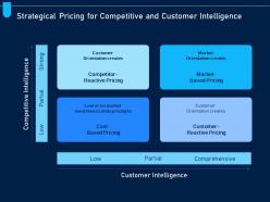 Strategical Pricing Competitive Customer Intelligence Analyzing Price Optimization Company Ppt Icons