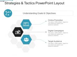 Strategies and tactics powerpoint layout