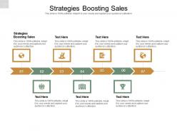 Strategies boosting sales ppt powerpoint presentation model cpb