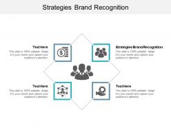 Strategies brand recognition ppt powerpoint presentation professional deck cpb
