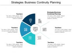 Strategies business continuity planning ppt powerpoint presentation model gallery cpb
