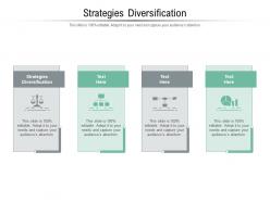Strategies diversification ppt powerpoint presentation icon introduction cpb